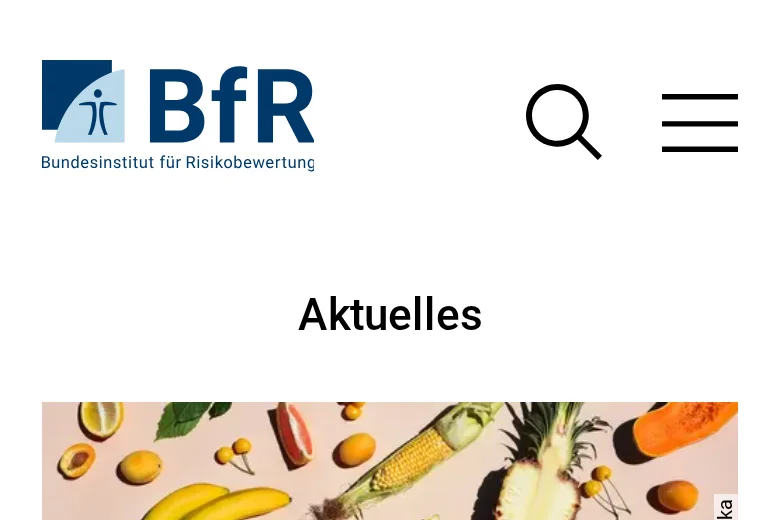BfR — Bundesinstitut für Risikobewertung