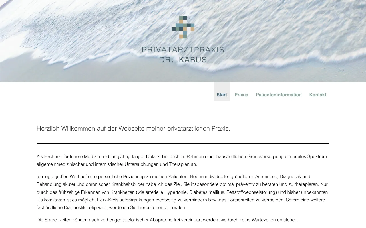 Startseite von Dr. Kabus Rostock