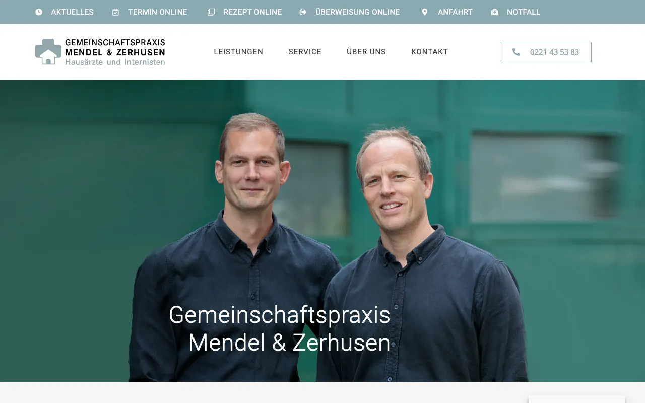 Startseite von Praxis Köln-Lindenthal