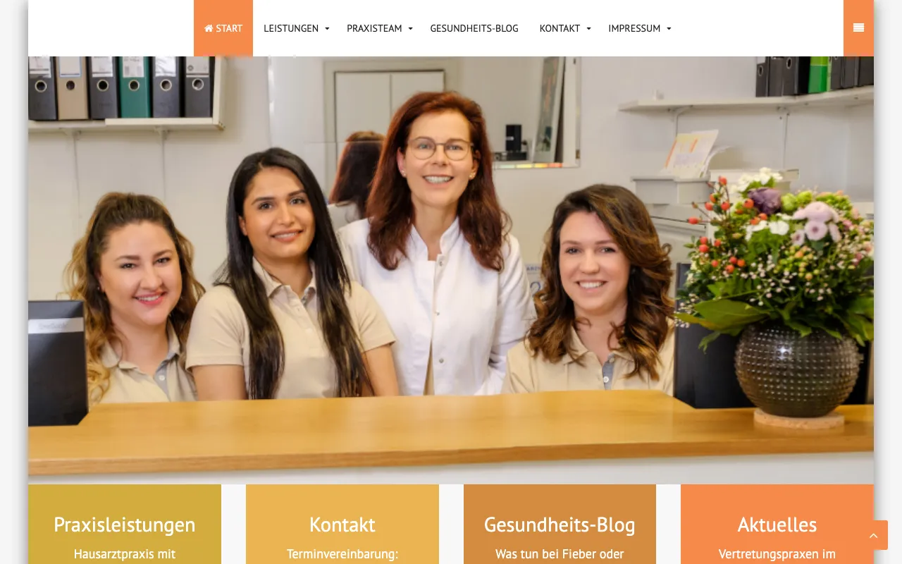 Startseite von Praxis Rahn Bremen