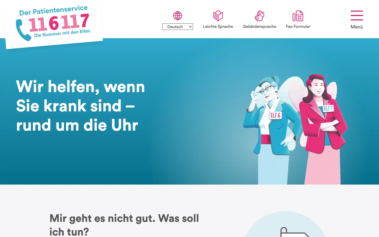 Startseite von KV-Dienst Magdeburg