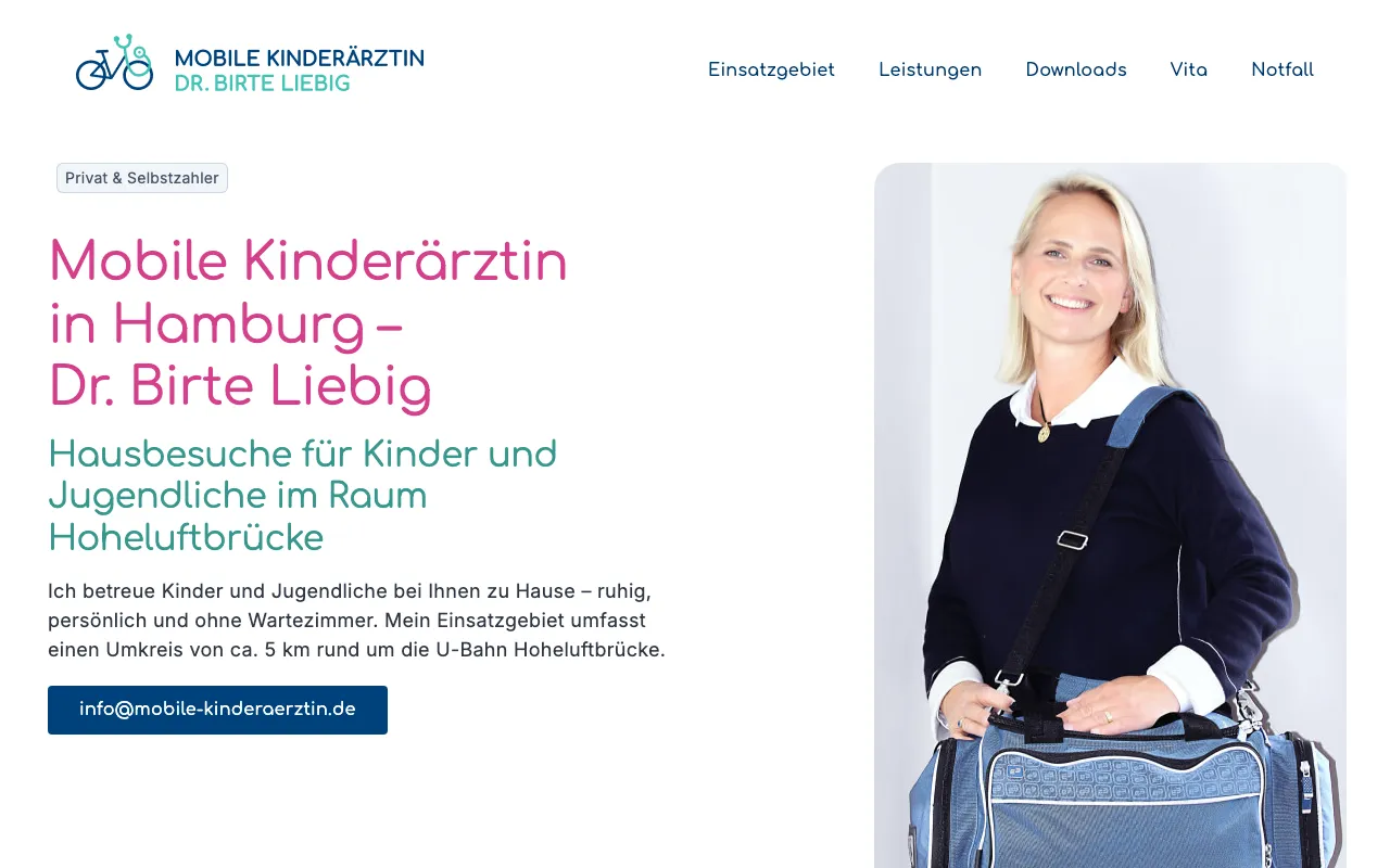 Startseite von Dr. Liebig Hamburg