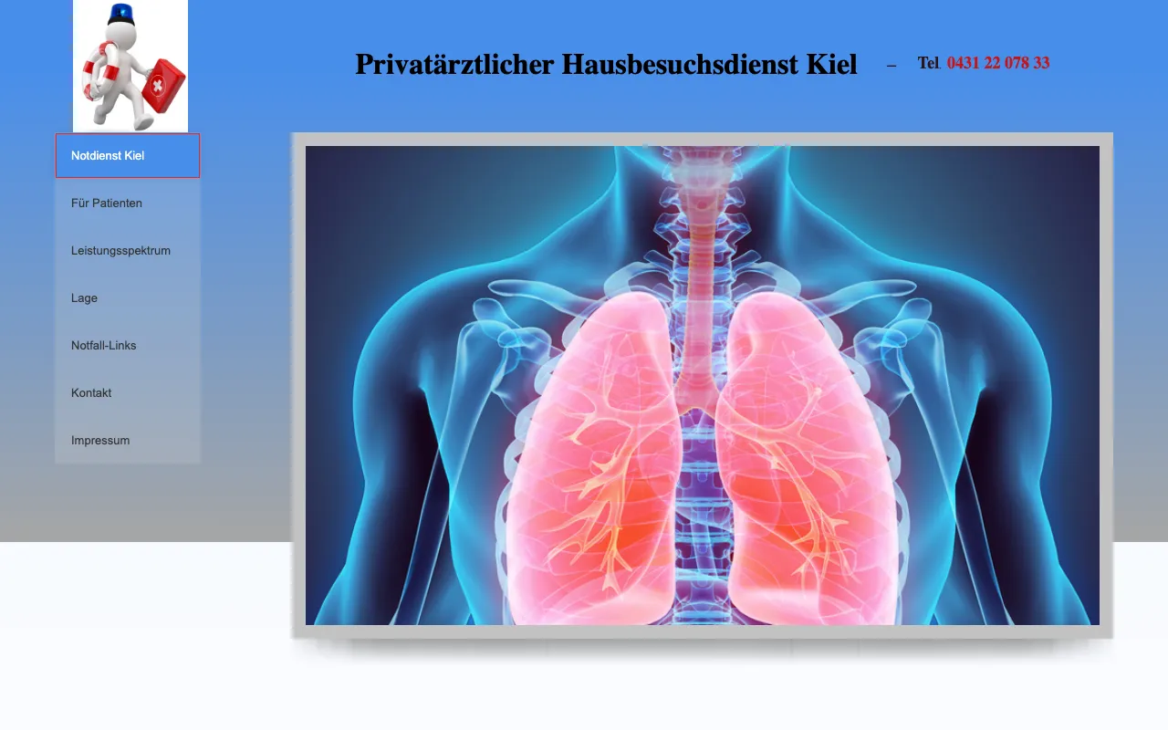 Startseite von Hausbesuchsdienst Kiel
