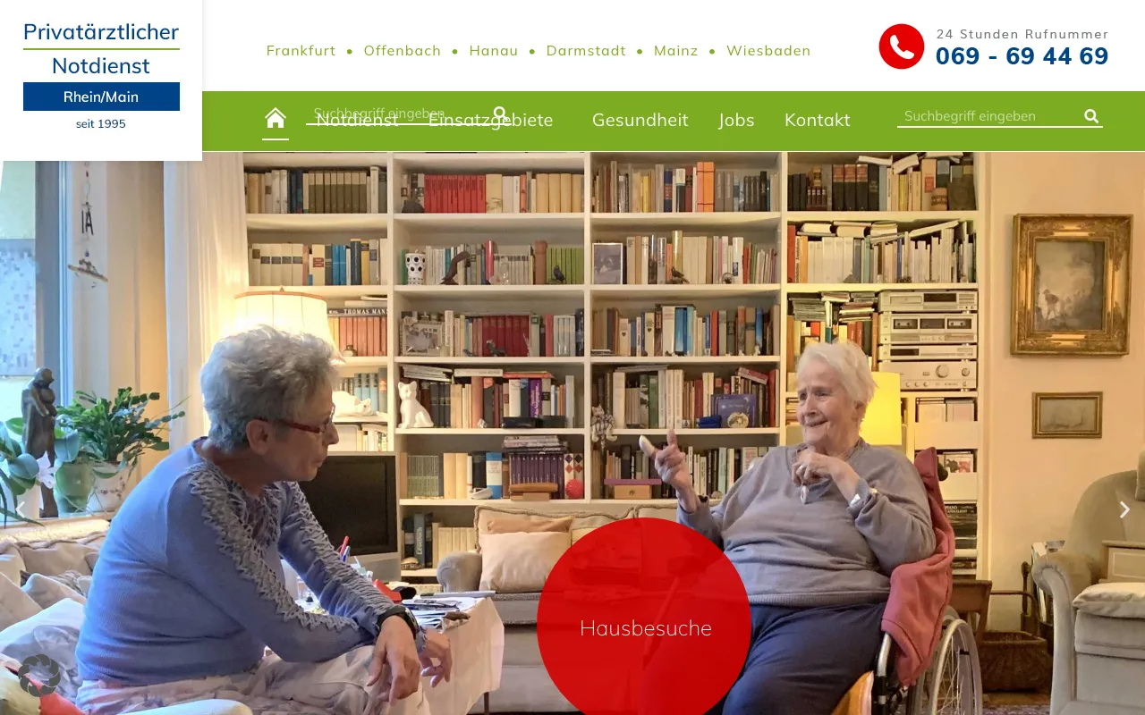 Startseite von PNRM Frankfurt