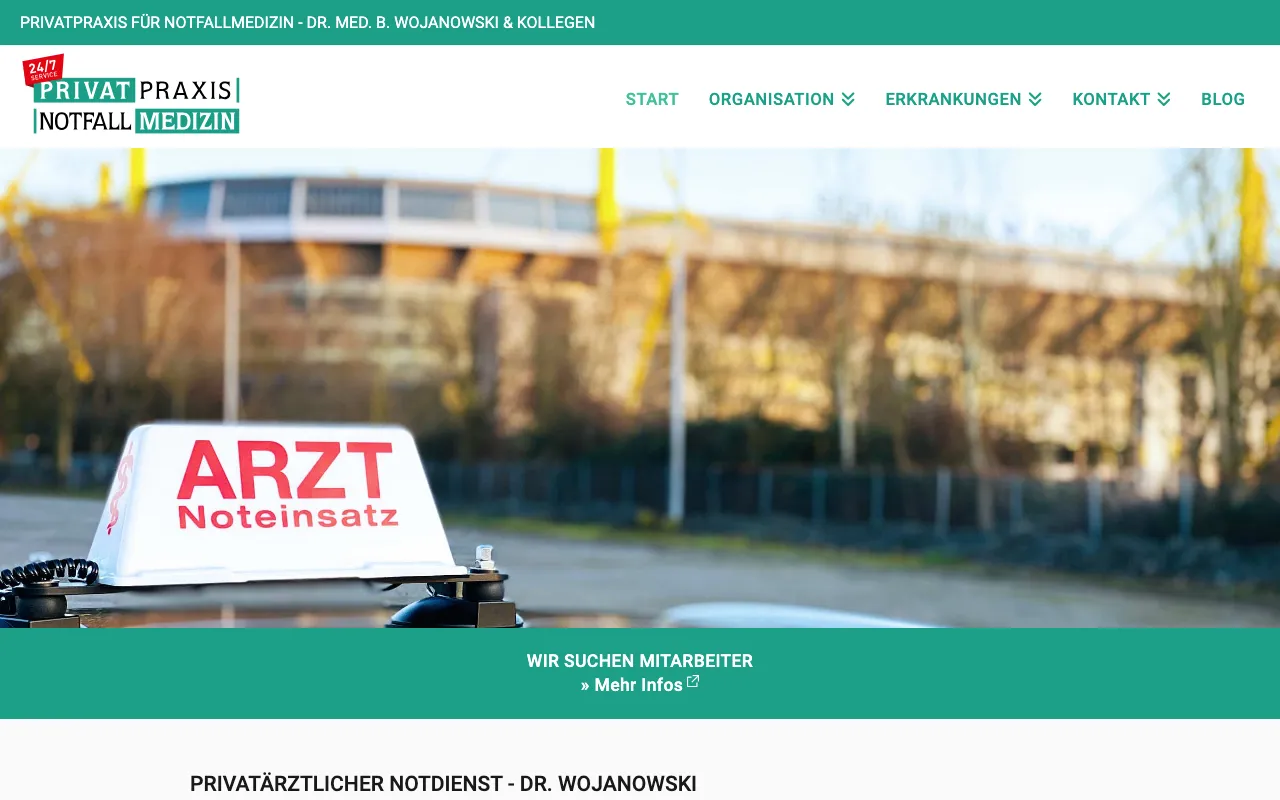 Startseite von Notfallmedizin Ruhrgebiet